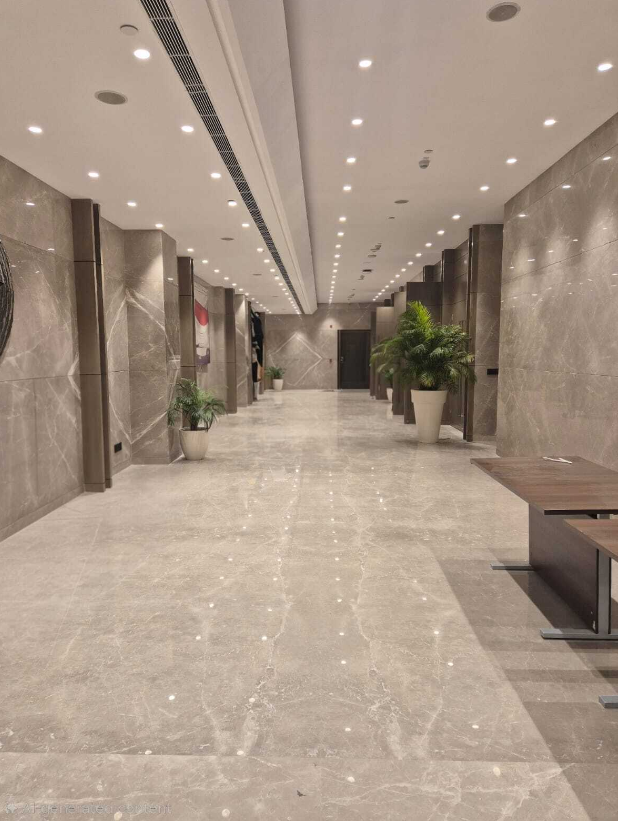 Sapphire Ballroom at Holiday Inn, Delhi: modern space with polished marble for conferences and receptions.