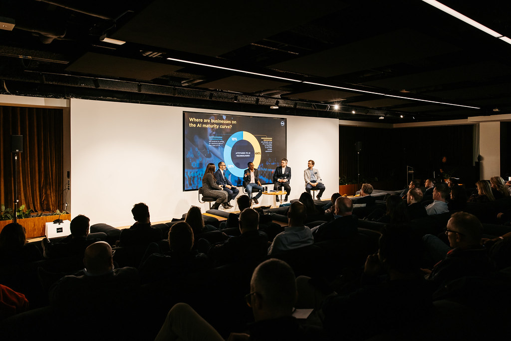 Panel discussion at York Road auditorium with engaging speakers and attentive audience.