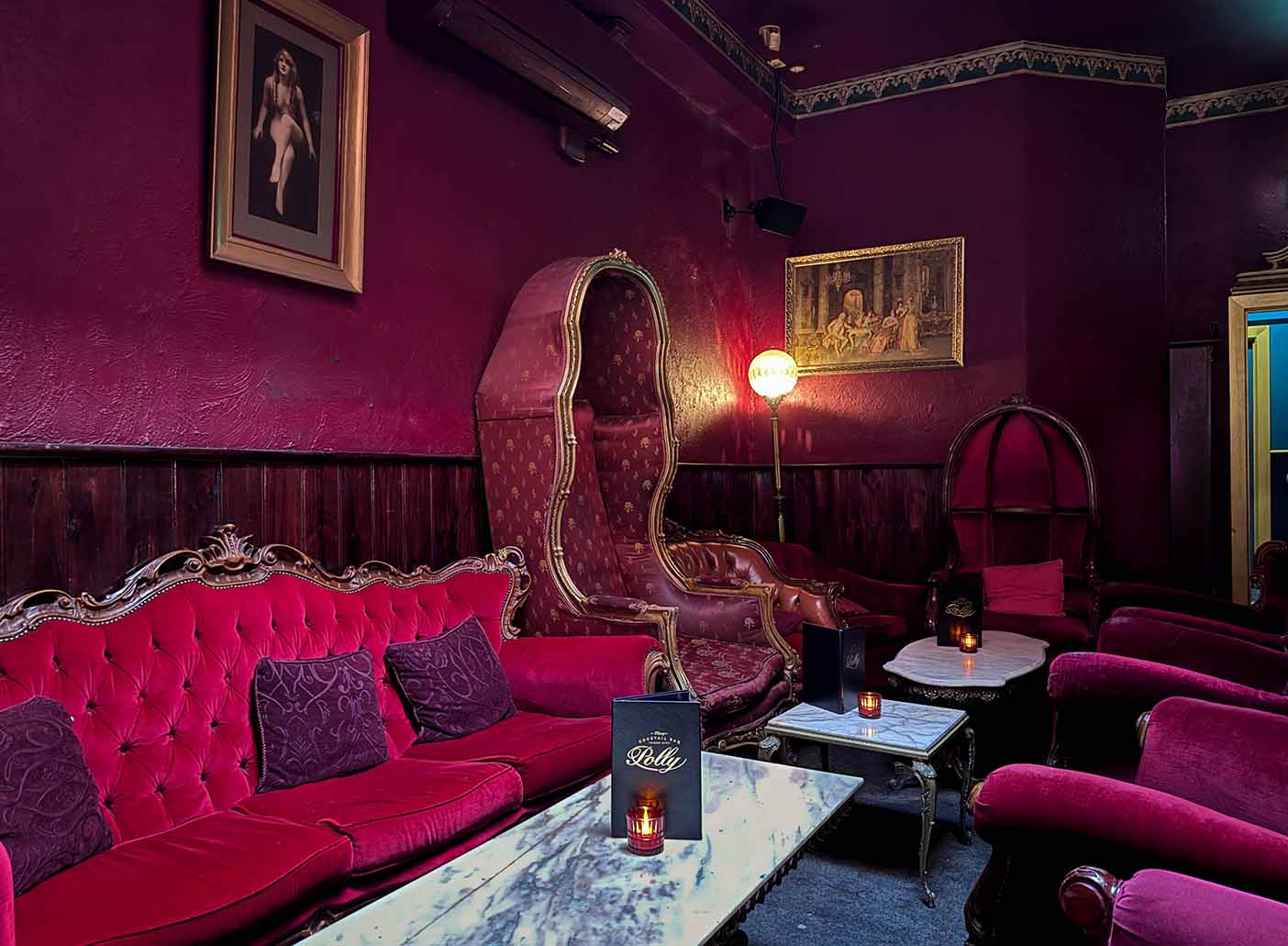 Luxurious private function room with plush seating, ideal for networking events and gatherings.