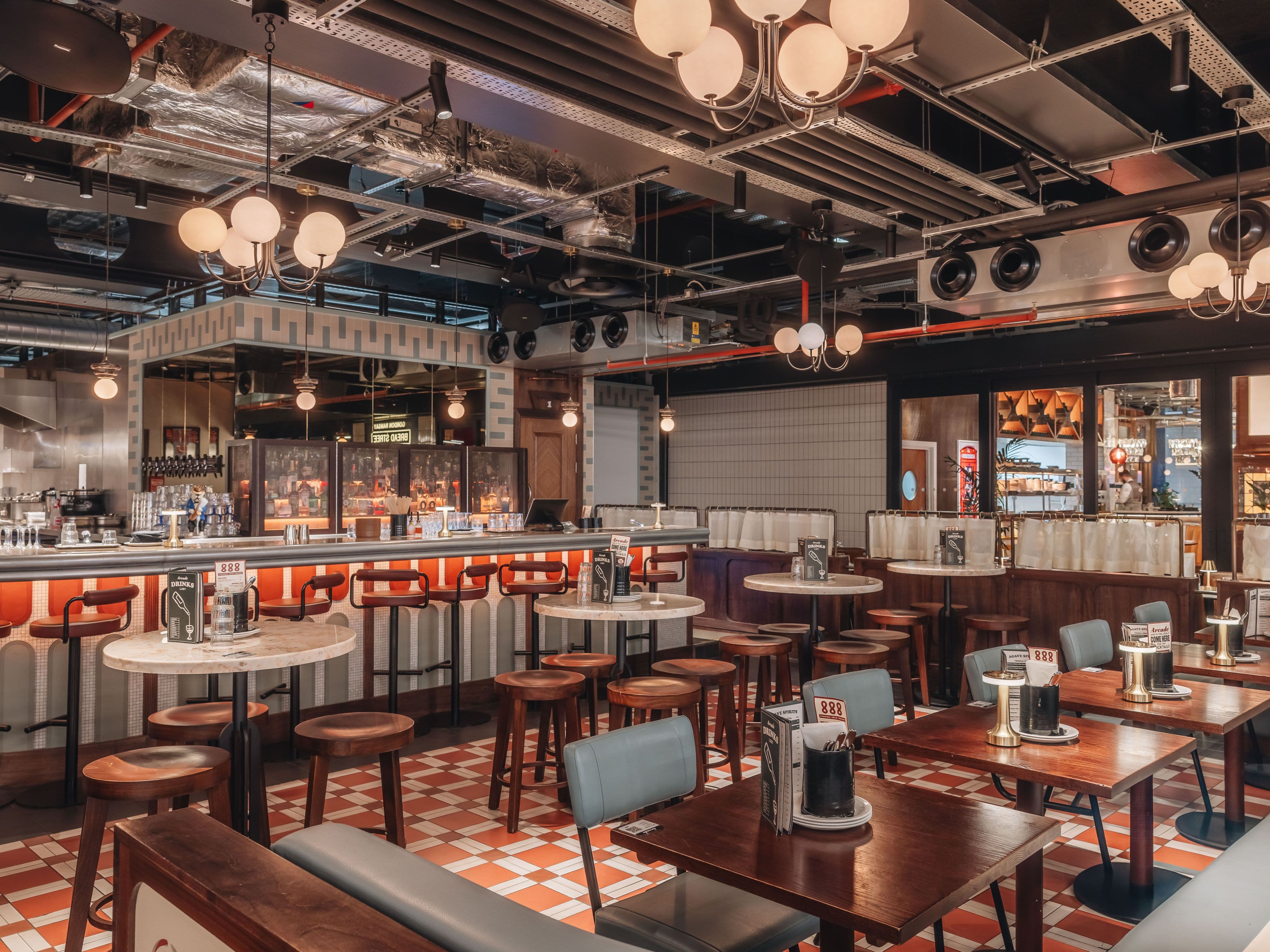 Modern corporate event venue with stylish décor and flexible seating in Battersea.