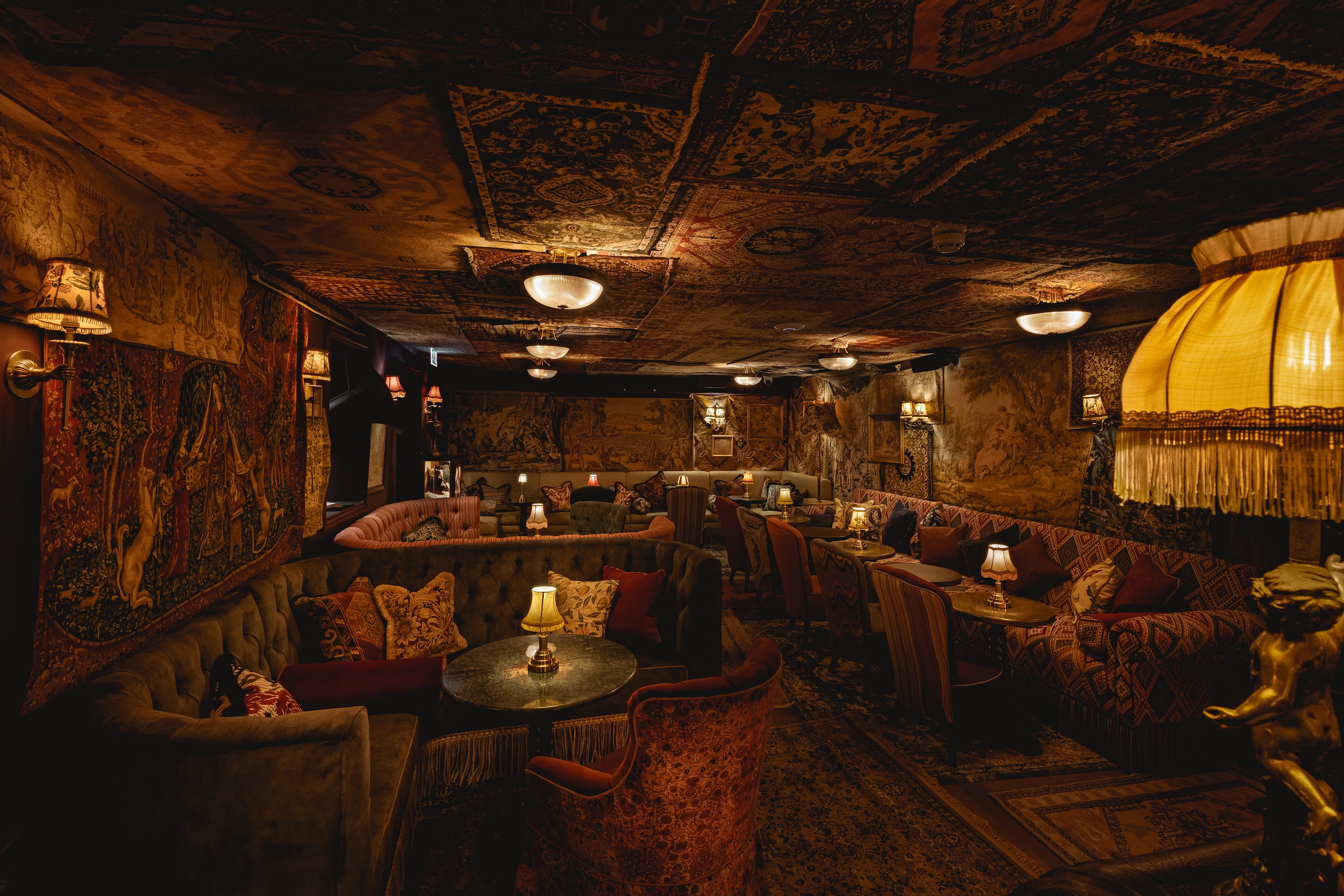 Textiles & Strong Room at Mr Fogg's Pawnbrokers, elegant venue for private events.