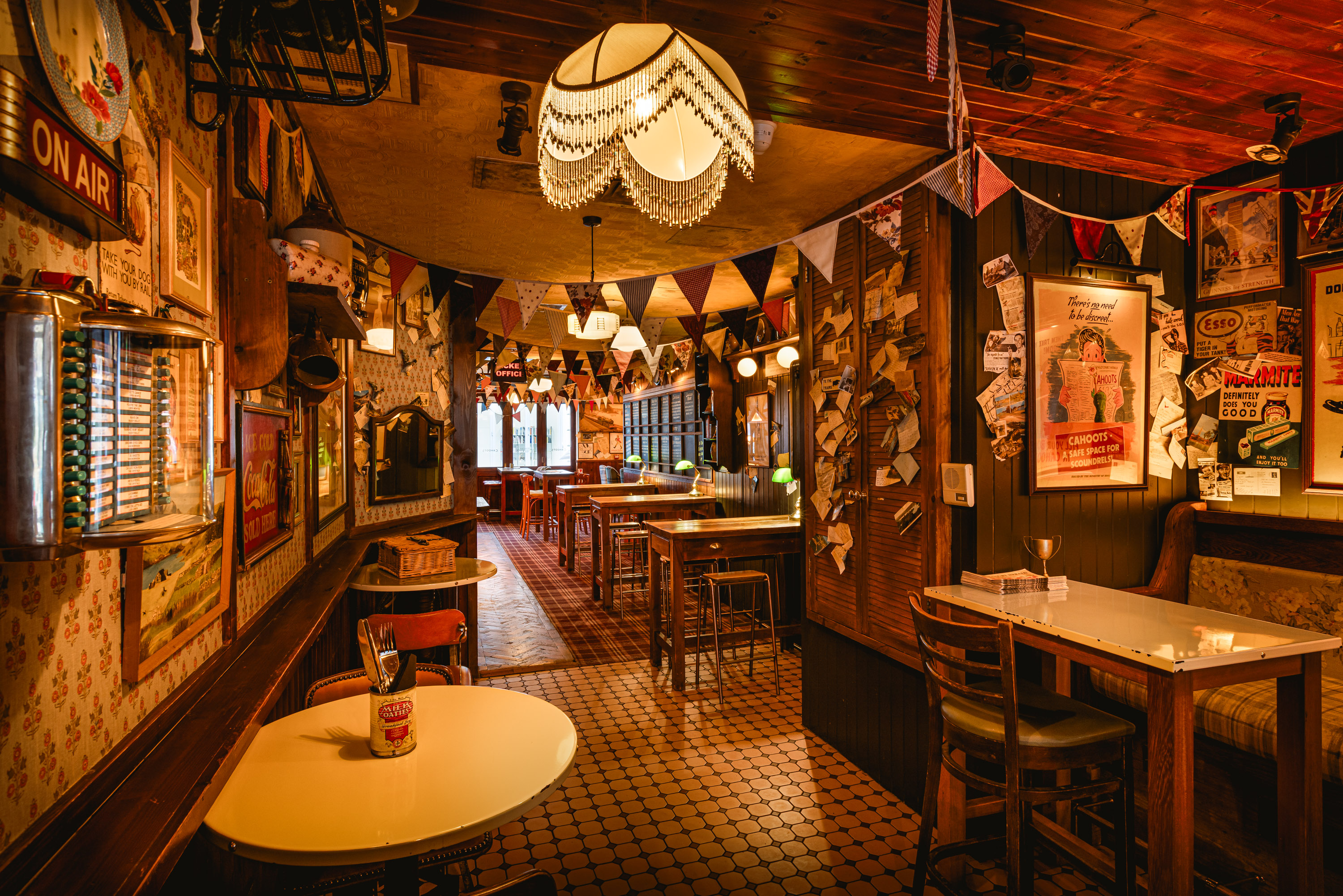Charming full venue hire in Cahoots, perfect for intimate meetings and networking events.