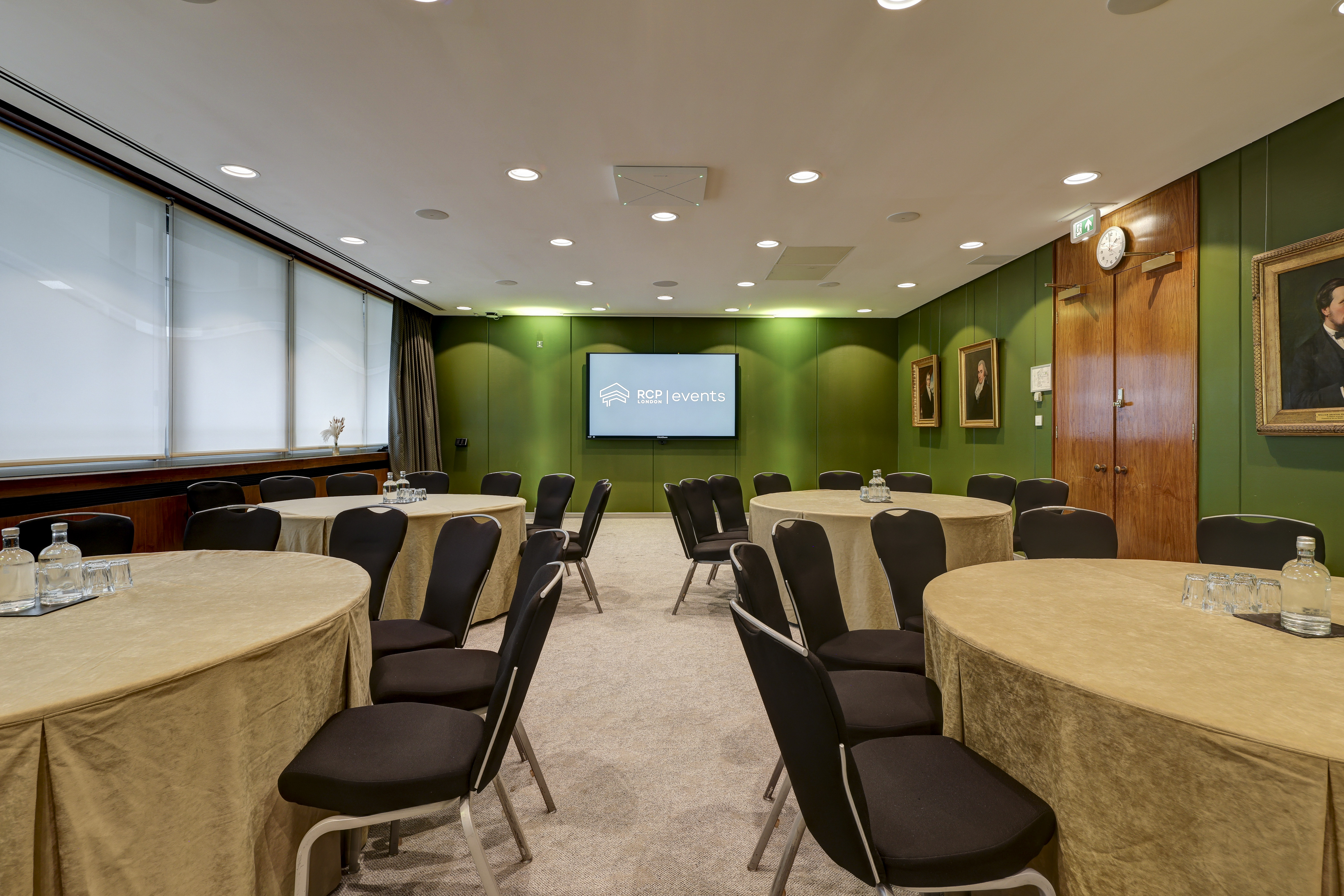 Linacre & Sloane Rooms at RCP London, versatile meeting space for corporate events and workshops.