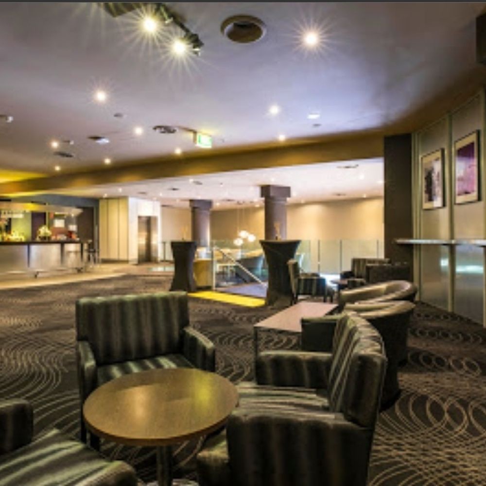 Modern lobby in Collaroy SLSC for stylish networking and events.