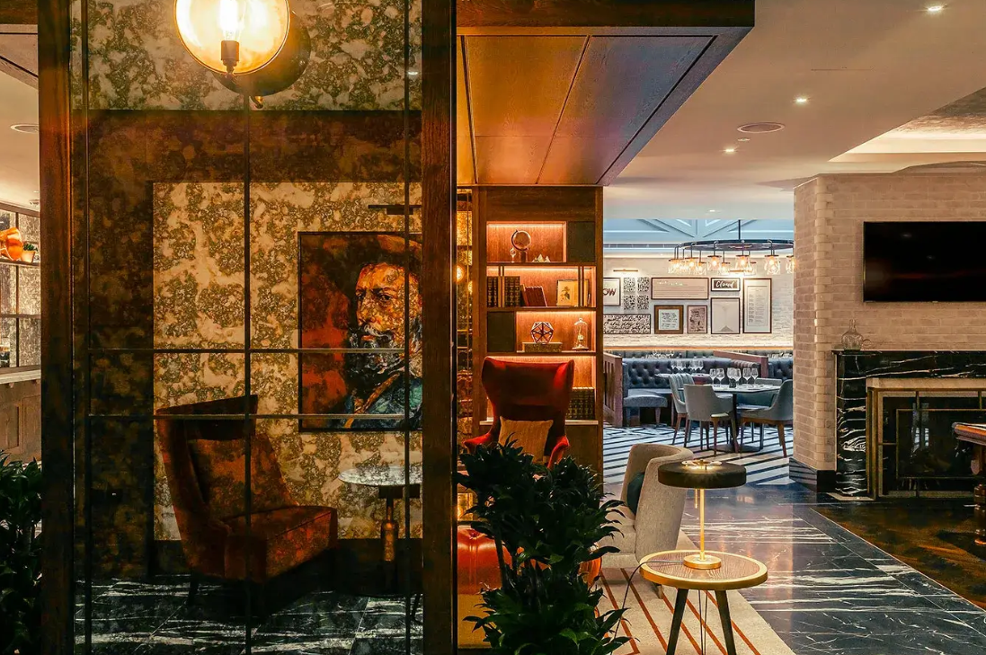 Folio Bar and Kitchen, elegant venue for corporate events and client meetings.