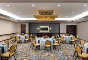 Elegant Ballroom of the Americas in Hilton Houston for corporate meetings and events.