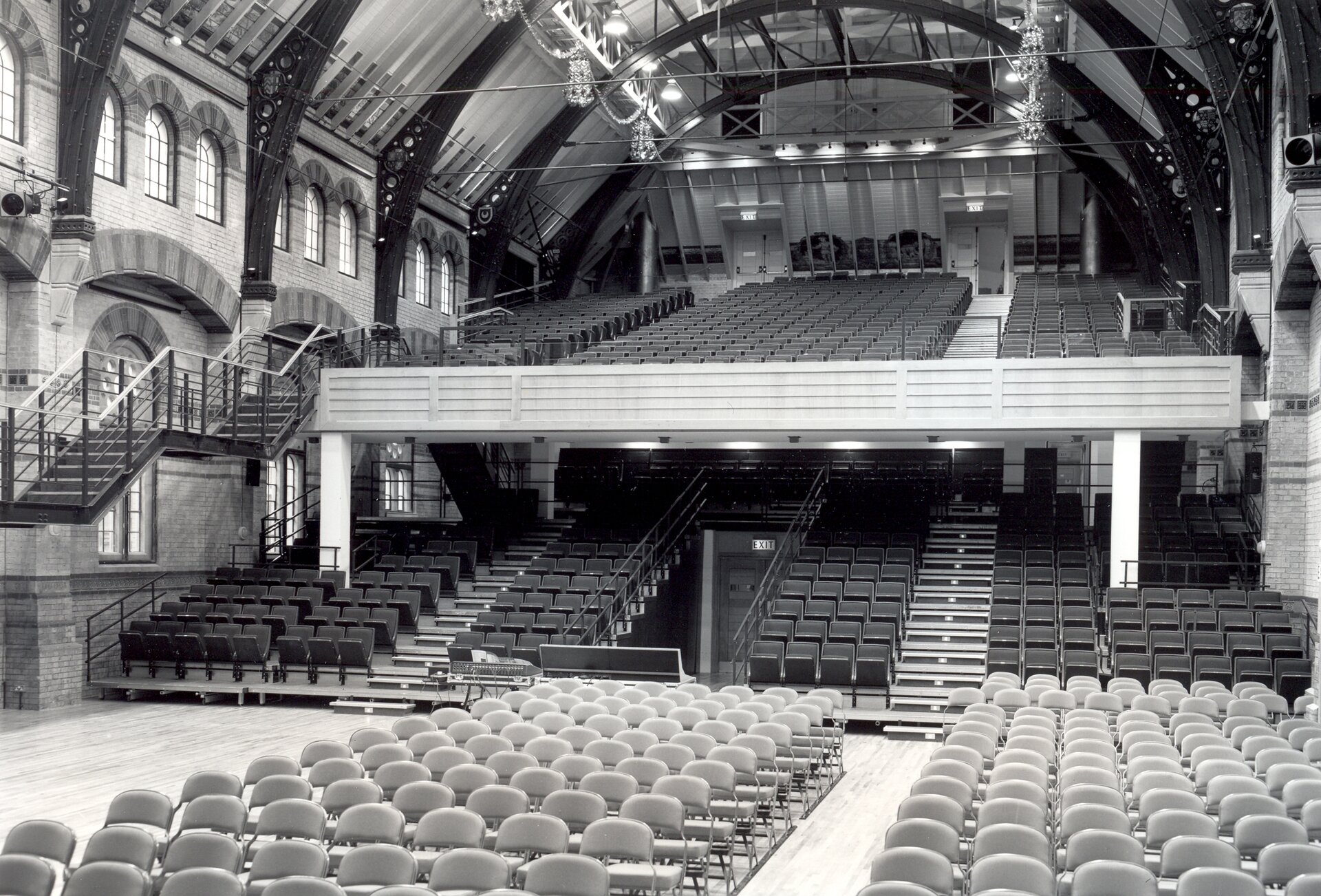Main Auditorium at Cambridge Corn Exchange for large-scale corporate keynotes and town halls.