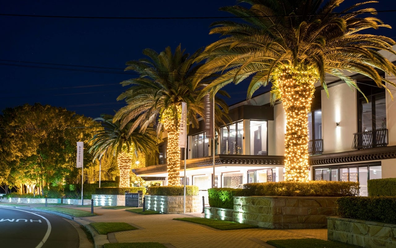 Elegant outdoor venue at Le Jardin, Doltone House, perfect for receptions and corporate events.