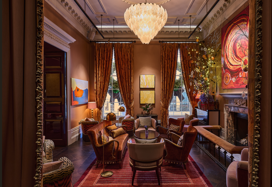 Elegant meeting space in The Arts Club London, perfect for networking events and gatherings.