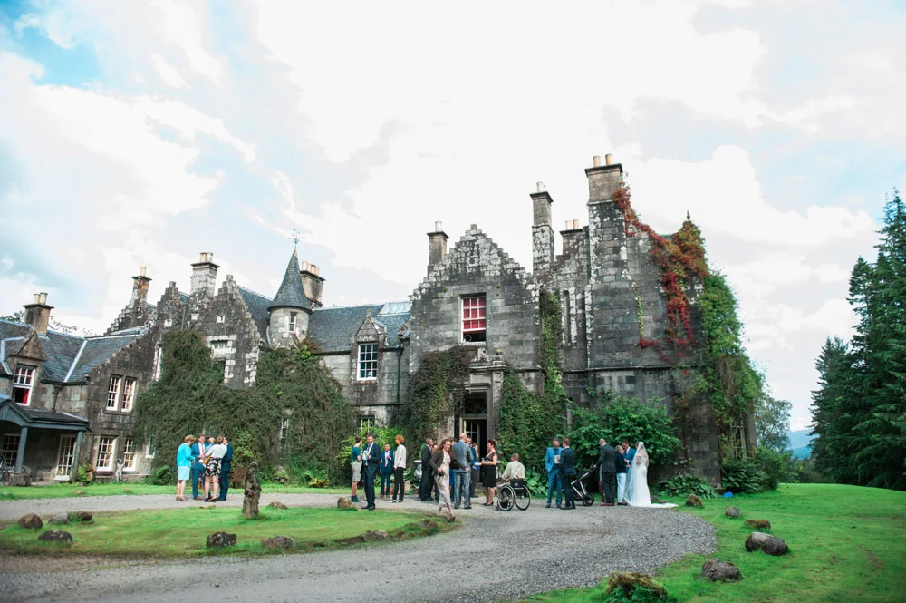 Elegant Exclusive Use Manor at Ardanaiseig Hotel, ideal for weddings and upscale events.