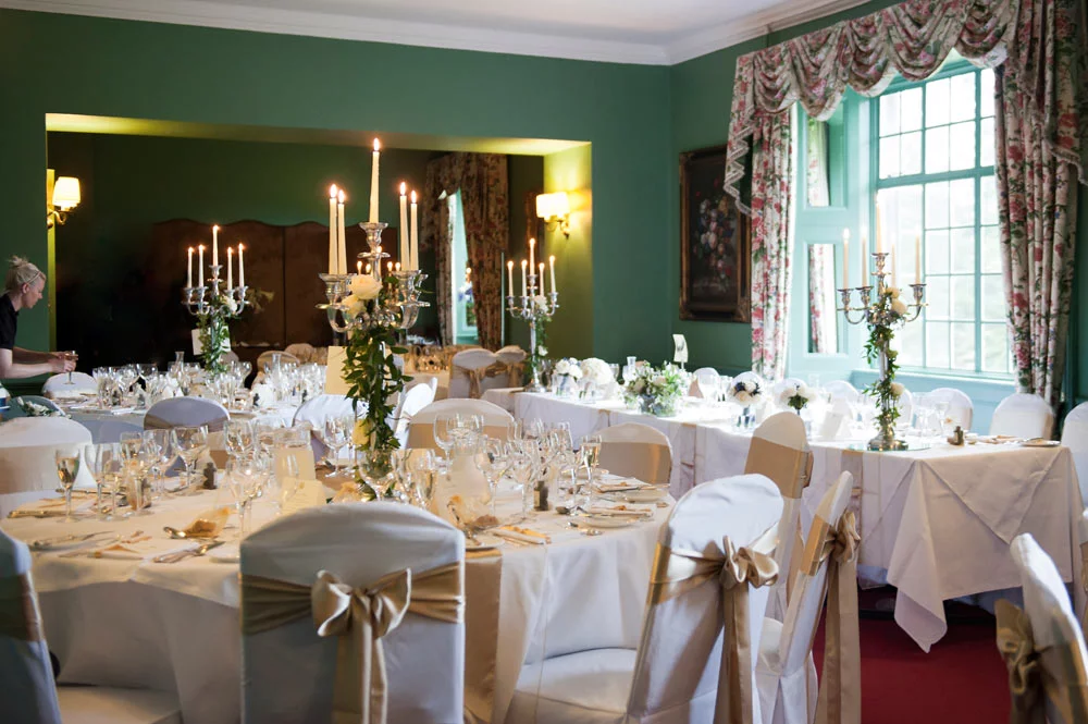 Elegant event space in Exclusive Use Manor, perfect for weddings and corporate events.