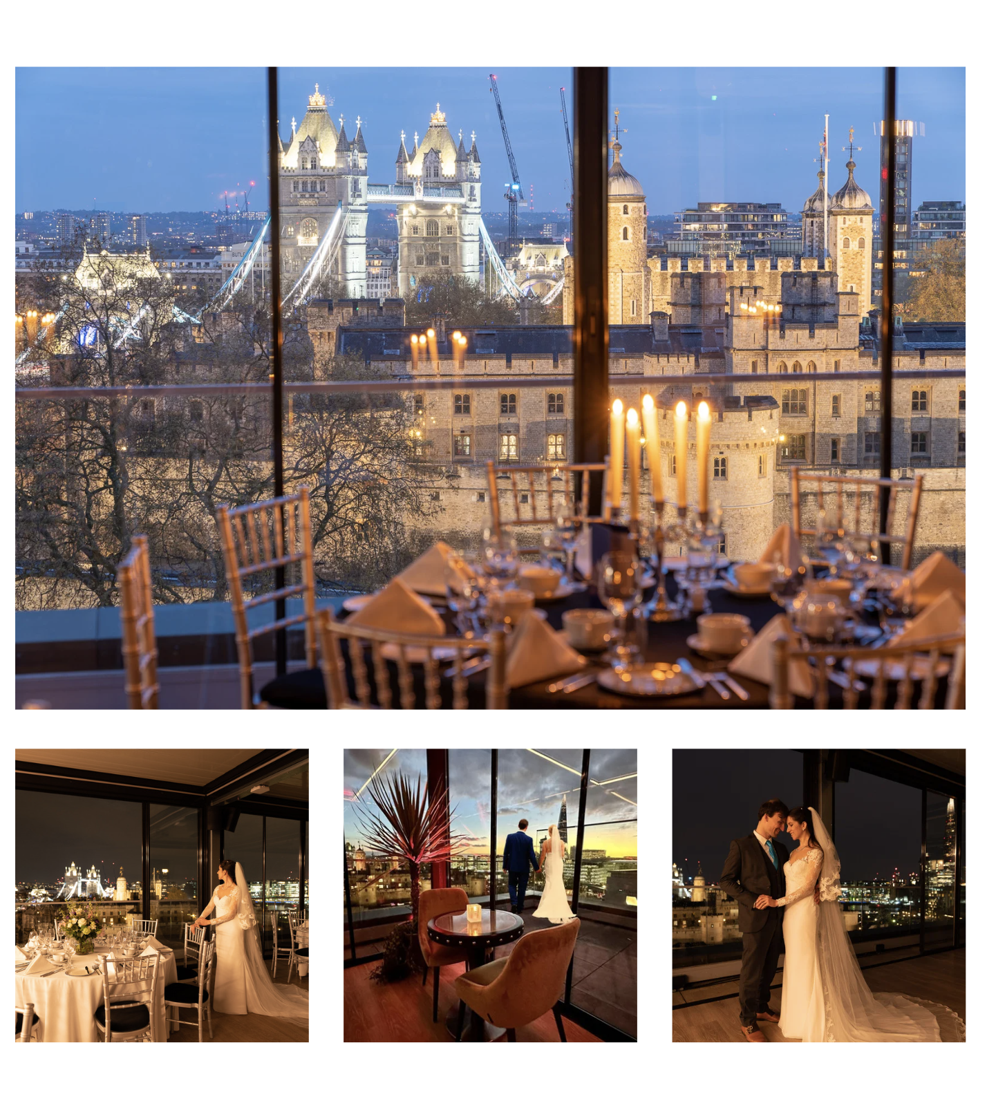 Elegant rooftop venue in London with city skyline, perfect for weddings and corporate events.