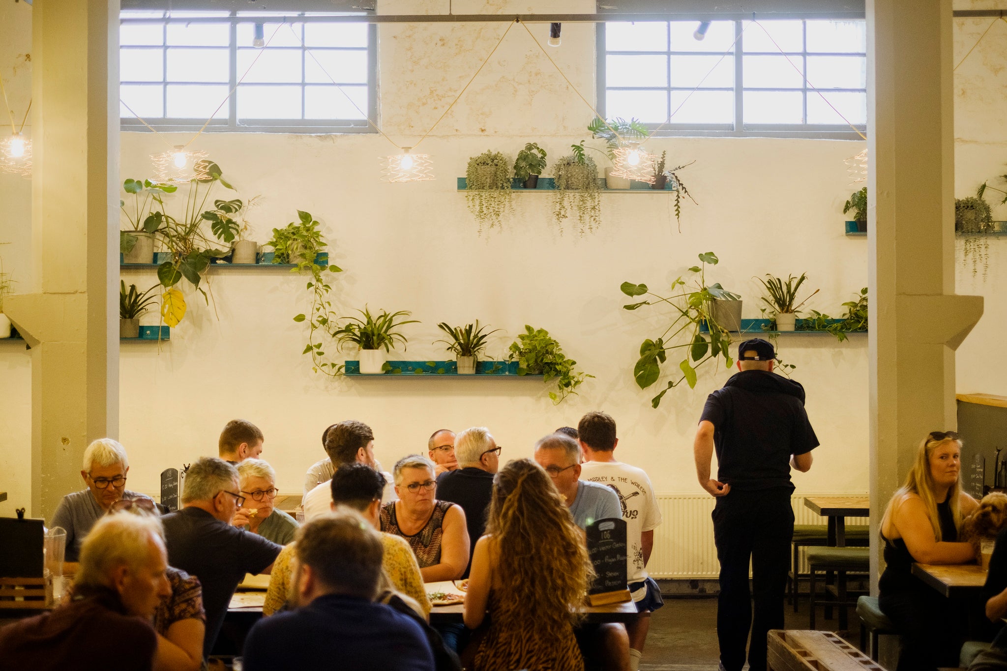 Industrial-chic CRATE Brewery venue for team-building and networking events.