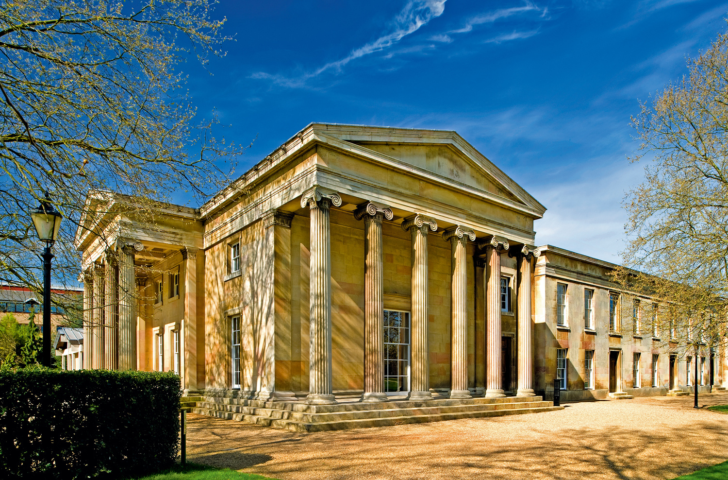 Magdalene College Hall, grand columns, conference, gala event