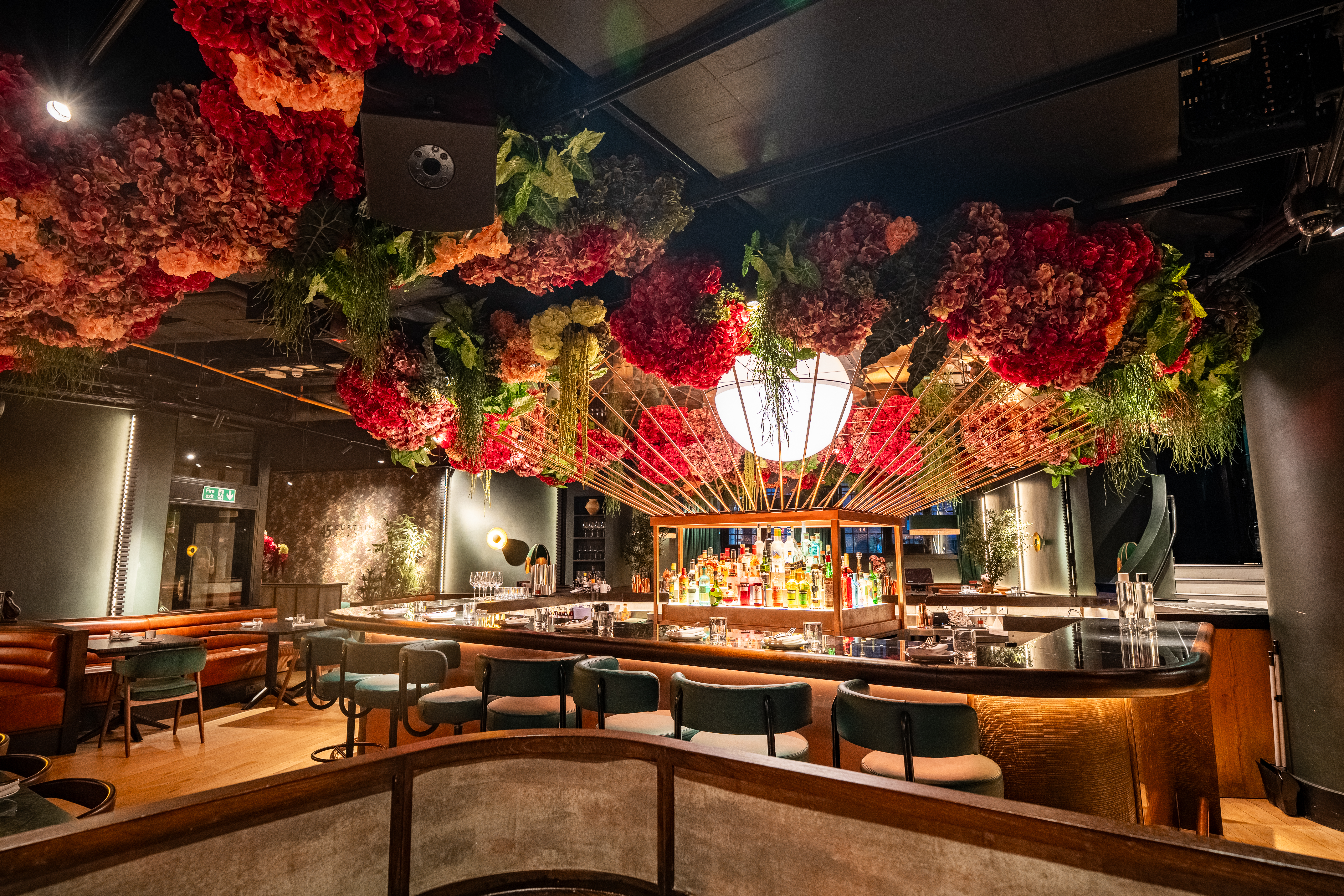 Vibrant venue at 45 Curtain Road, perfect for corporate events and social gatherings.