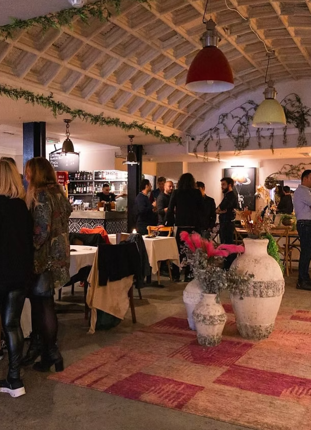 Lively venue at Bold Food & Bar, perfect for intimate gatherings and networking events.