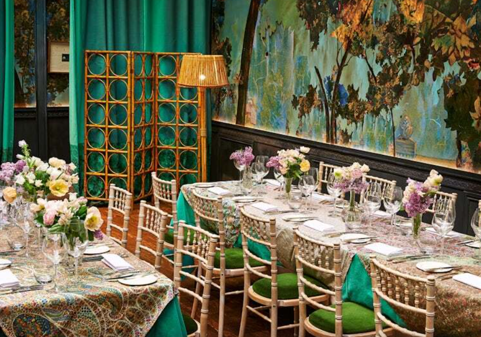 Elegant dining area at The Glade, perfect for upscale events and gatherings.