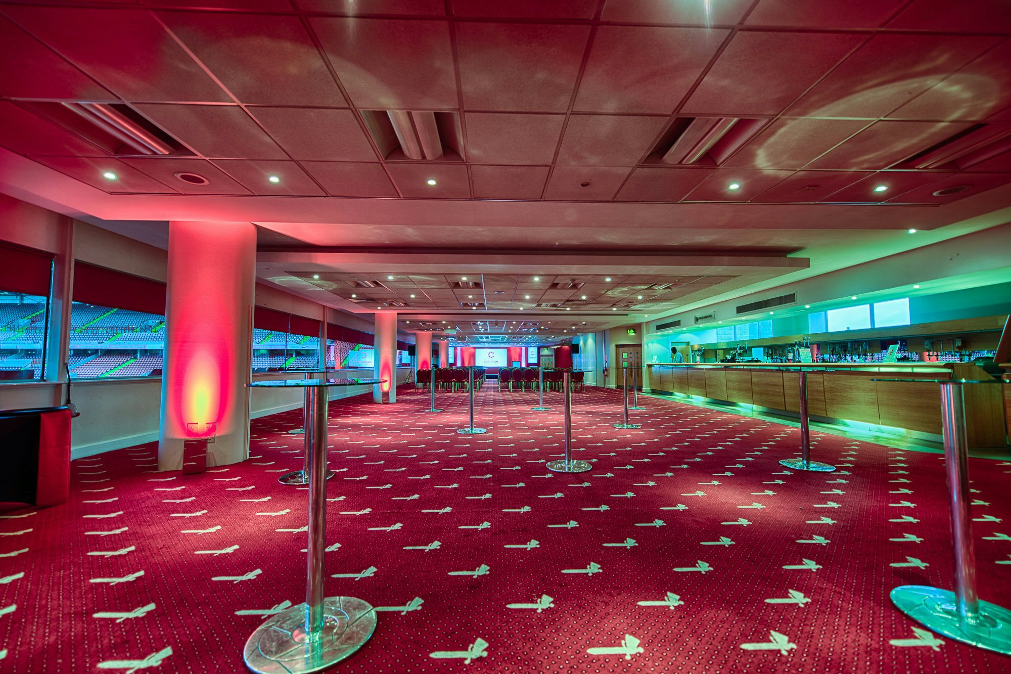 North Stand Suite at Charlton Athletic: spacious meeting room for corporate events.