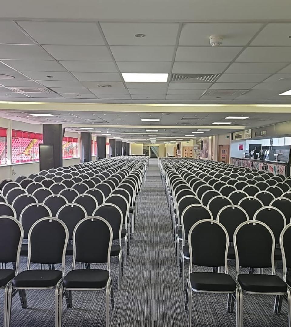 Executive Boxes at Charlton Athletic: spacious event venue for conferences and seminars.