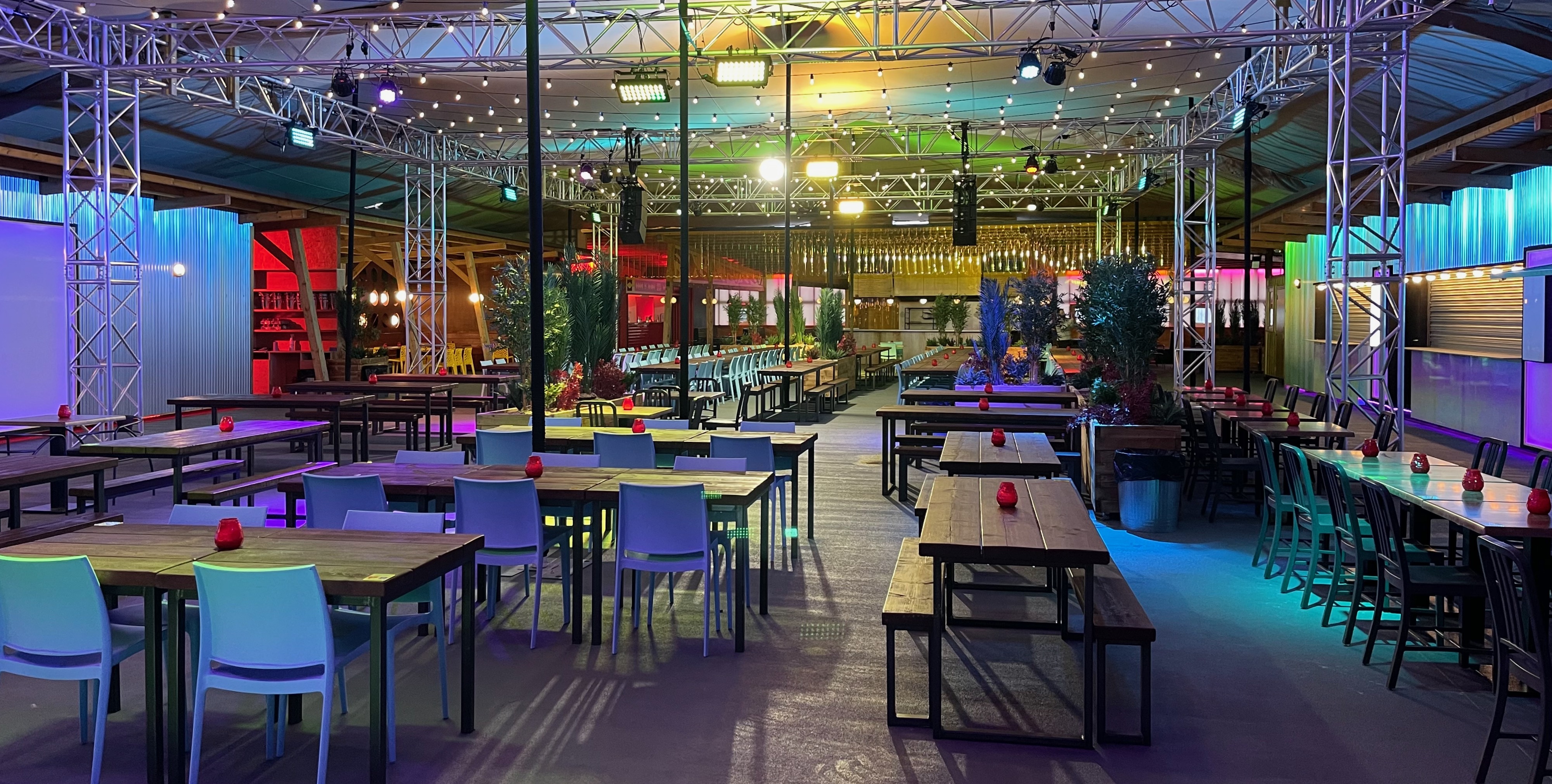 Versatile event space at Freight Brixton, perfect for meetings and social gatherings.