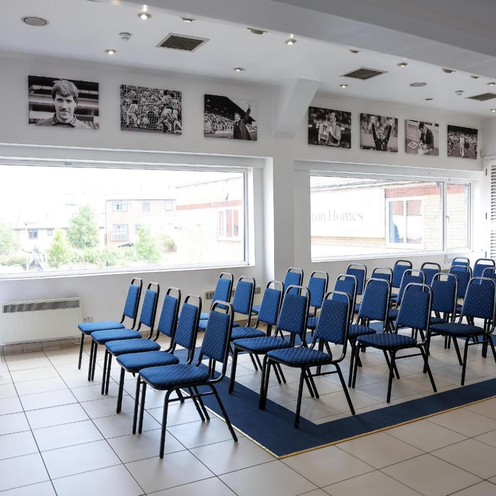 Executive Suite at Peterborough United FC, bright meeting space for conferences and workshops.