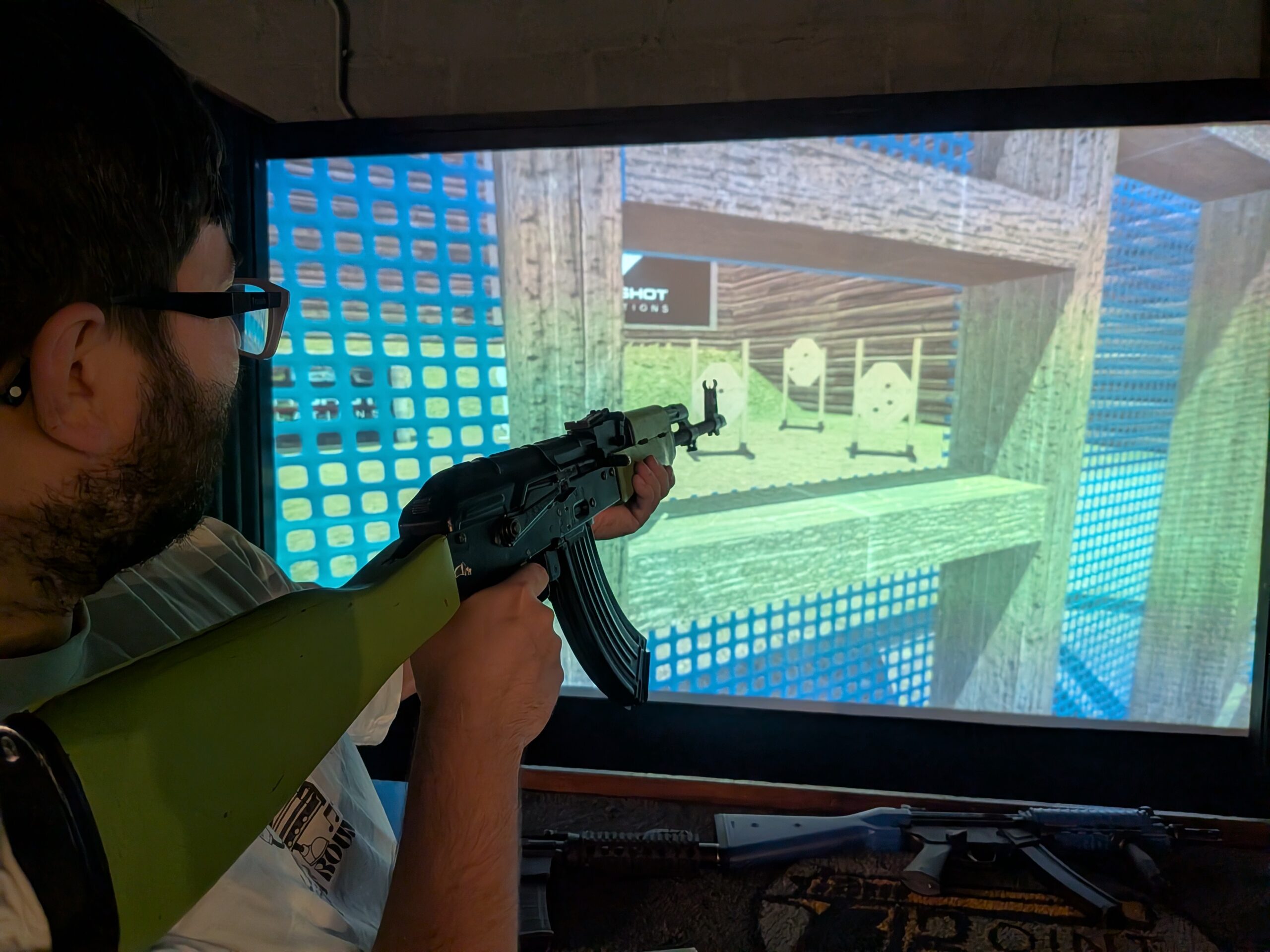 Point Blank Leeds simulation range, team building, corporate event