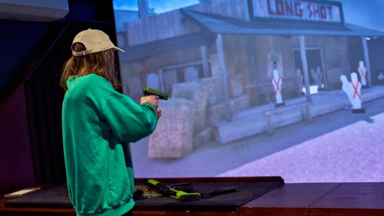 Point Blank Leeds VR shooting range team building