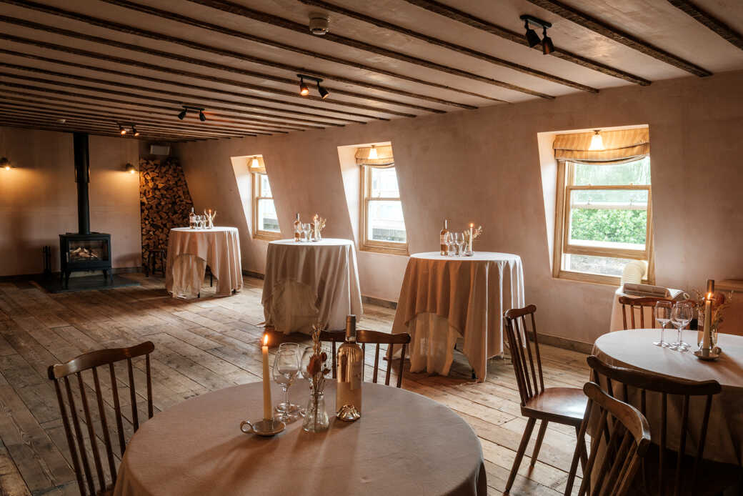 Cozy event space at 47/49 Tanner Street, ideal for intimate gatherings and corporate meetings.