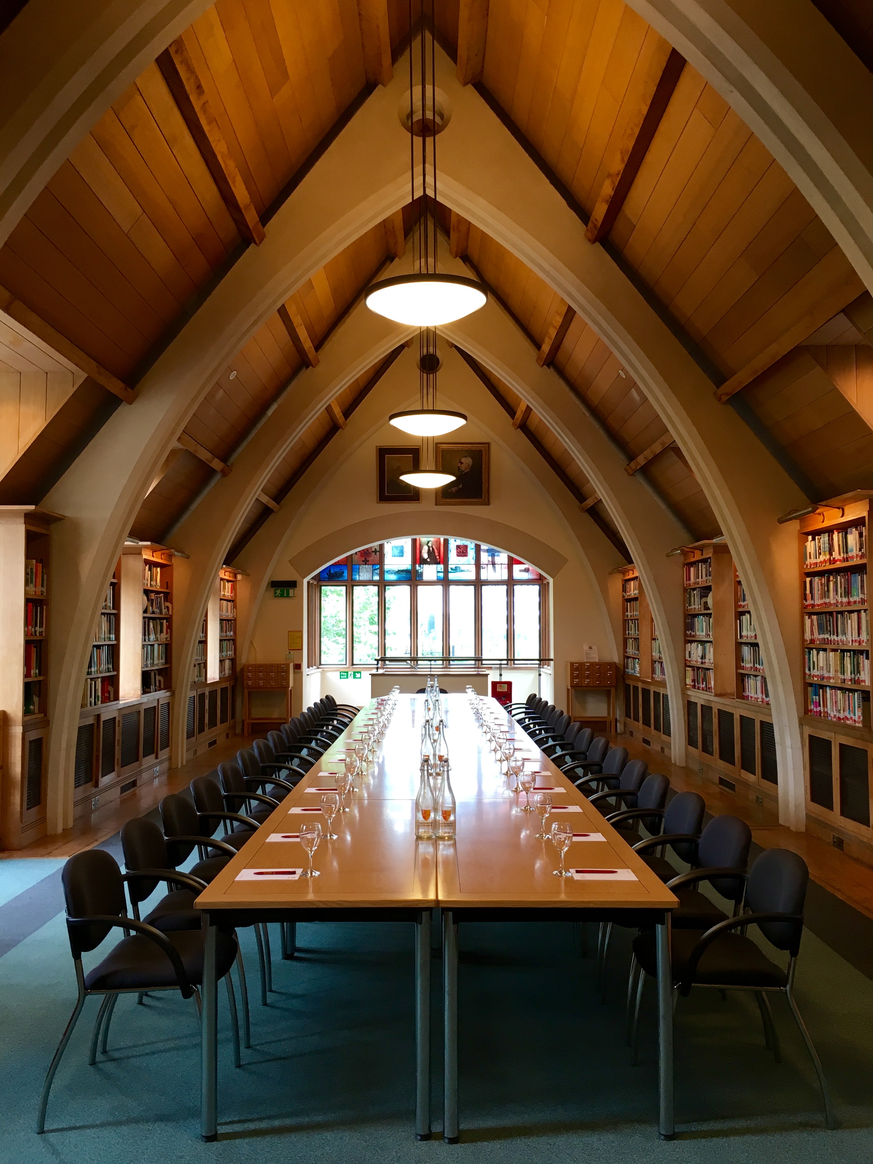 Elegant meeting room in Garry Weston Library, perfect for corporate events and workshops.