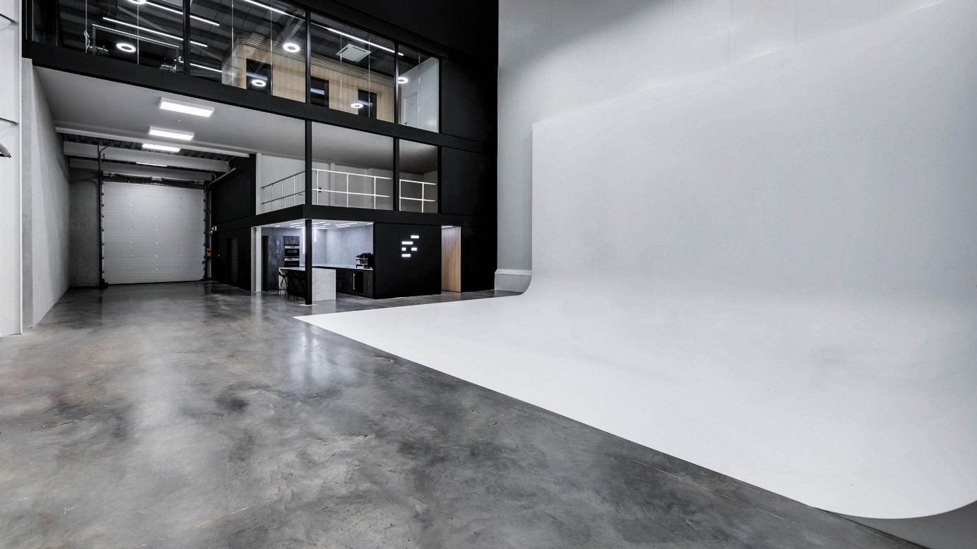 Warehouse & Chapel venue with polished concrete floors for events, workshops, and launches.