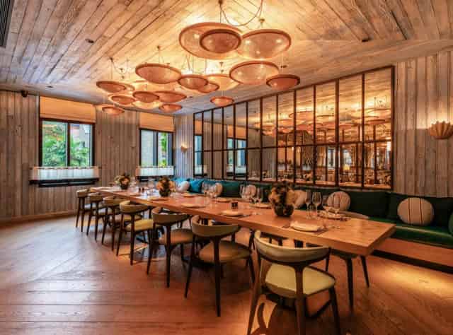 Amalfi Glass Dining Room