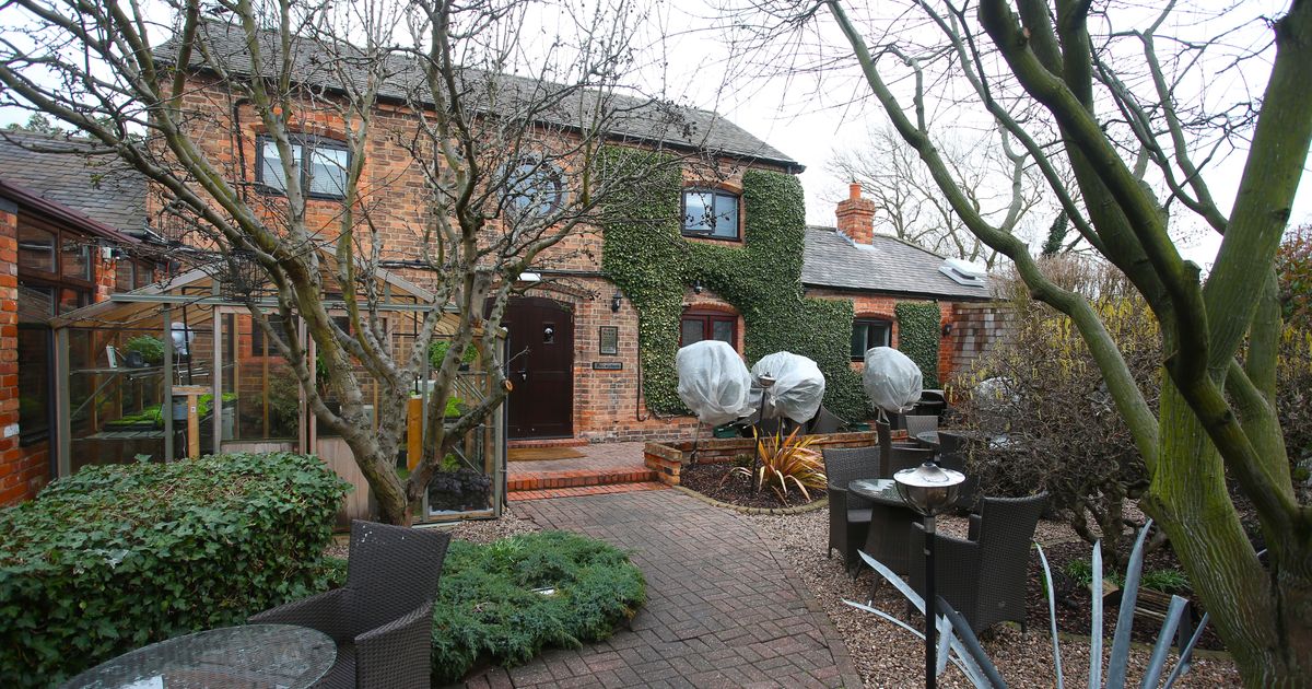 Lounge Bar at Restaurant Sat Bains, rustic brick facade, ideal for networking events.