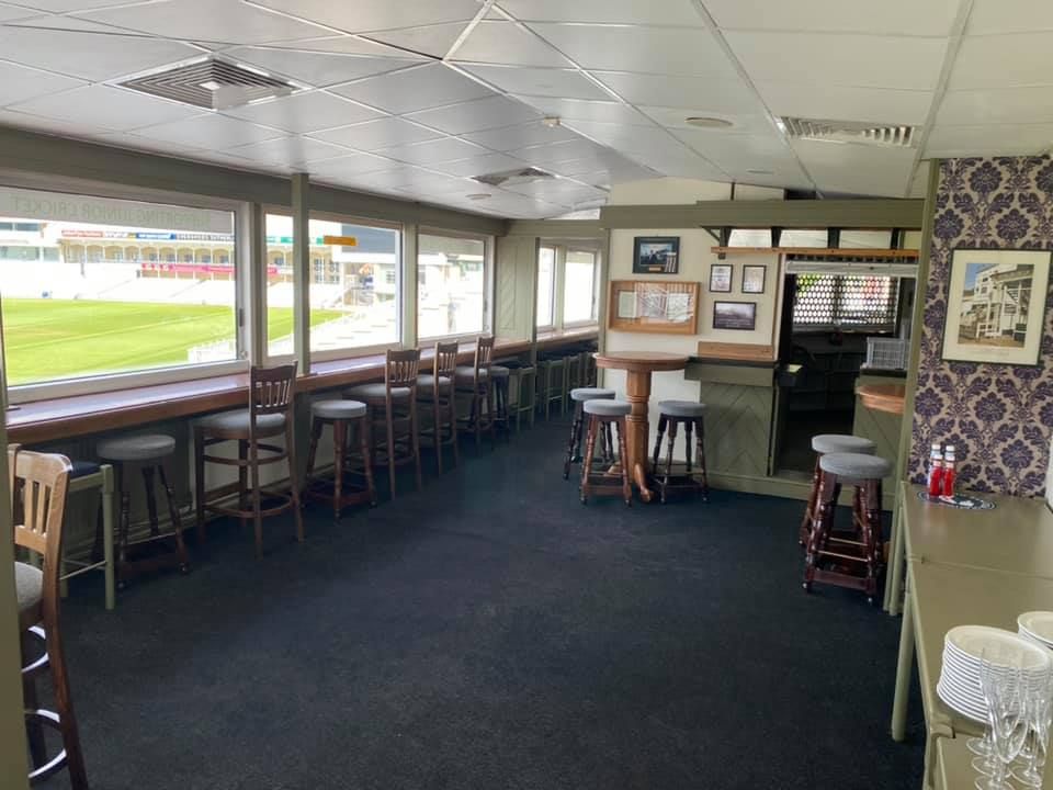 Spacious meeting venue with natural light for networking events and casual meetings.