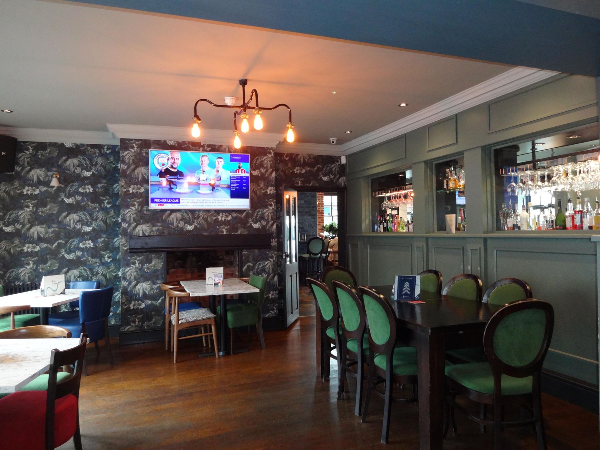 Modern event space in Ye Olde Trip to Jerusalem, perfect for meetings or celebrations.
