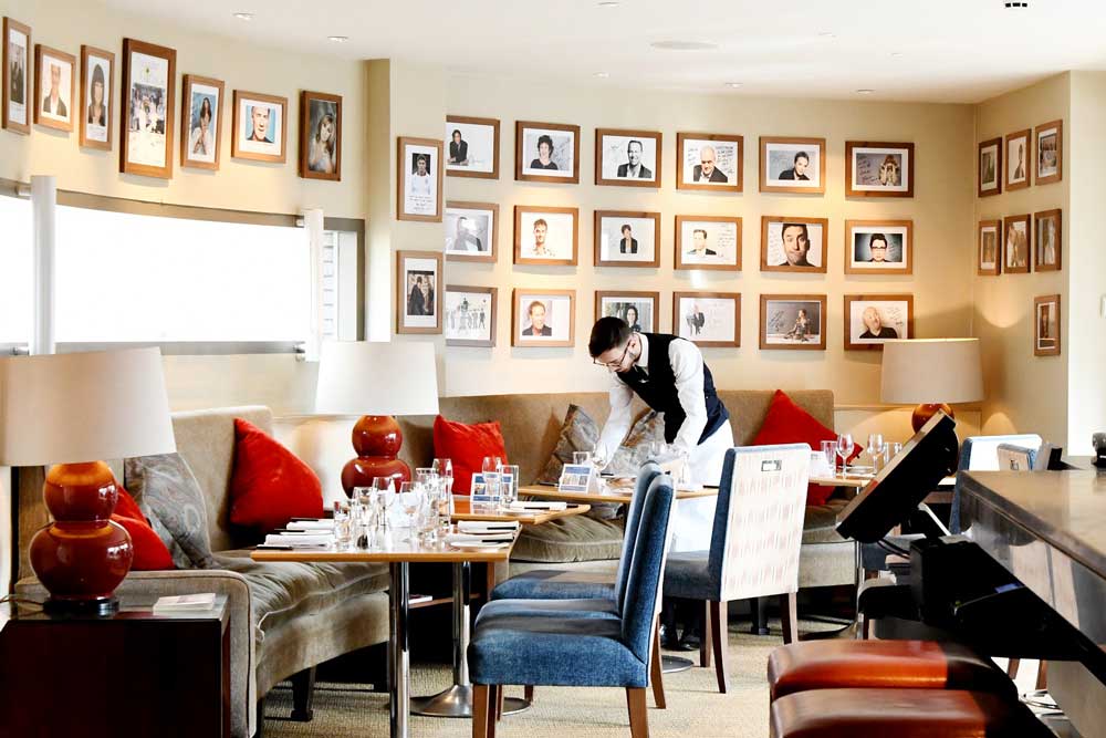 Sophisticated meeting space at Hart's Kitchen, ideal for networking events and gatherings.