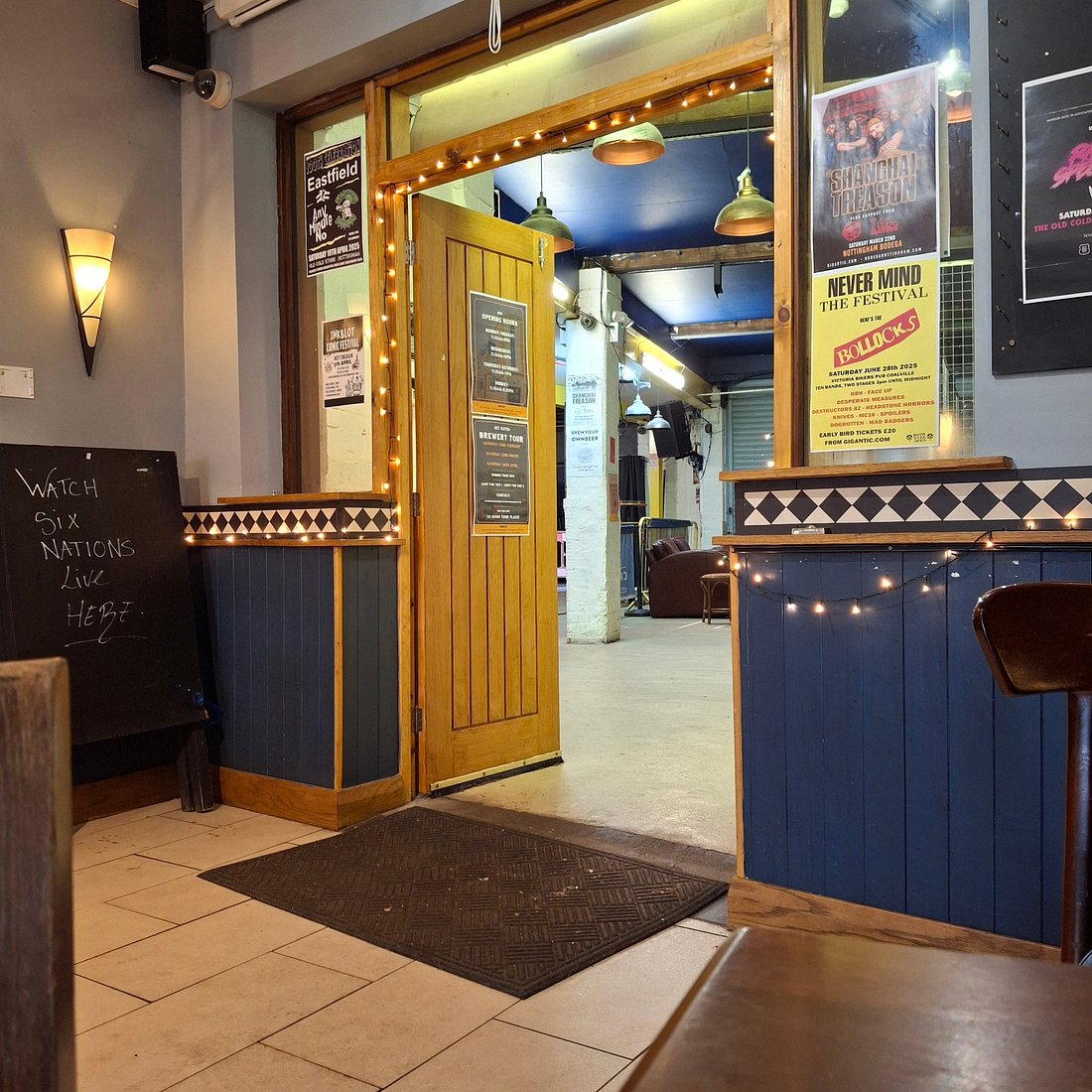 Rustic entrance of Visitors' Centre at The Vat & Fiddle, perfect for events and gatherings.