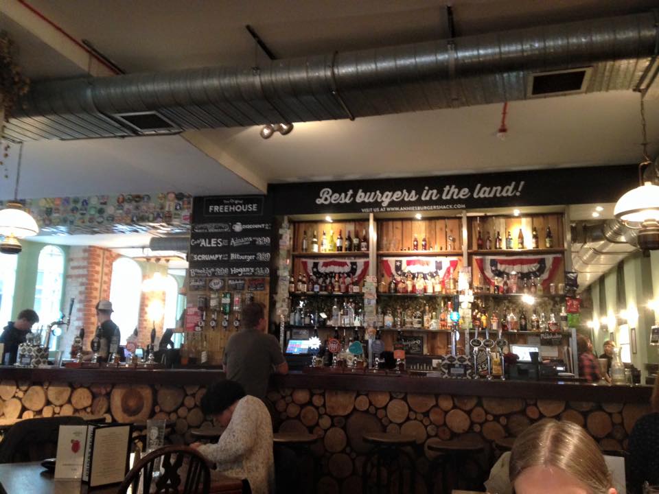 Annie's Burger Shack Nottingham bar event