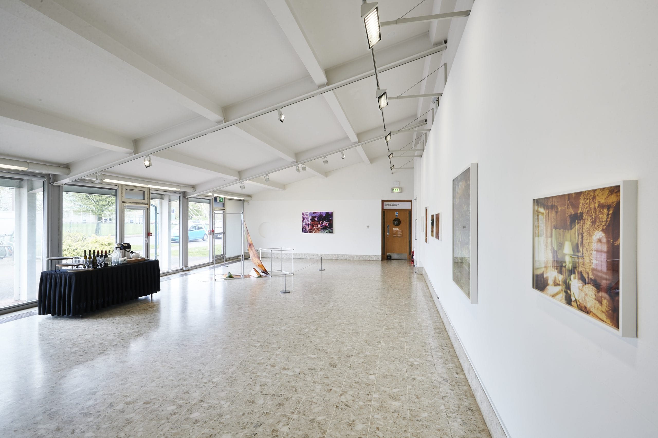 Modern gallery at Angear Visitor Centre, Nottingham for exhibitions and corporate events.