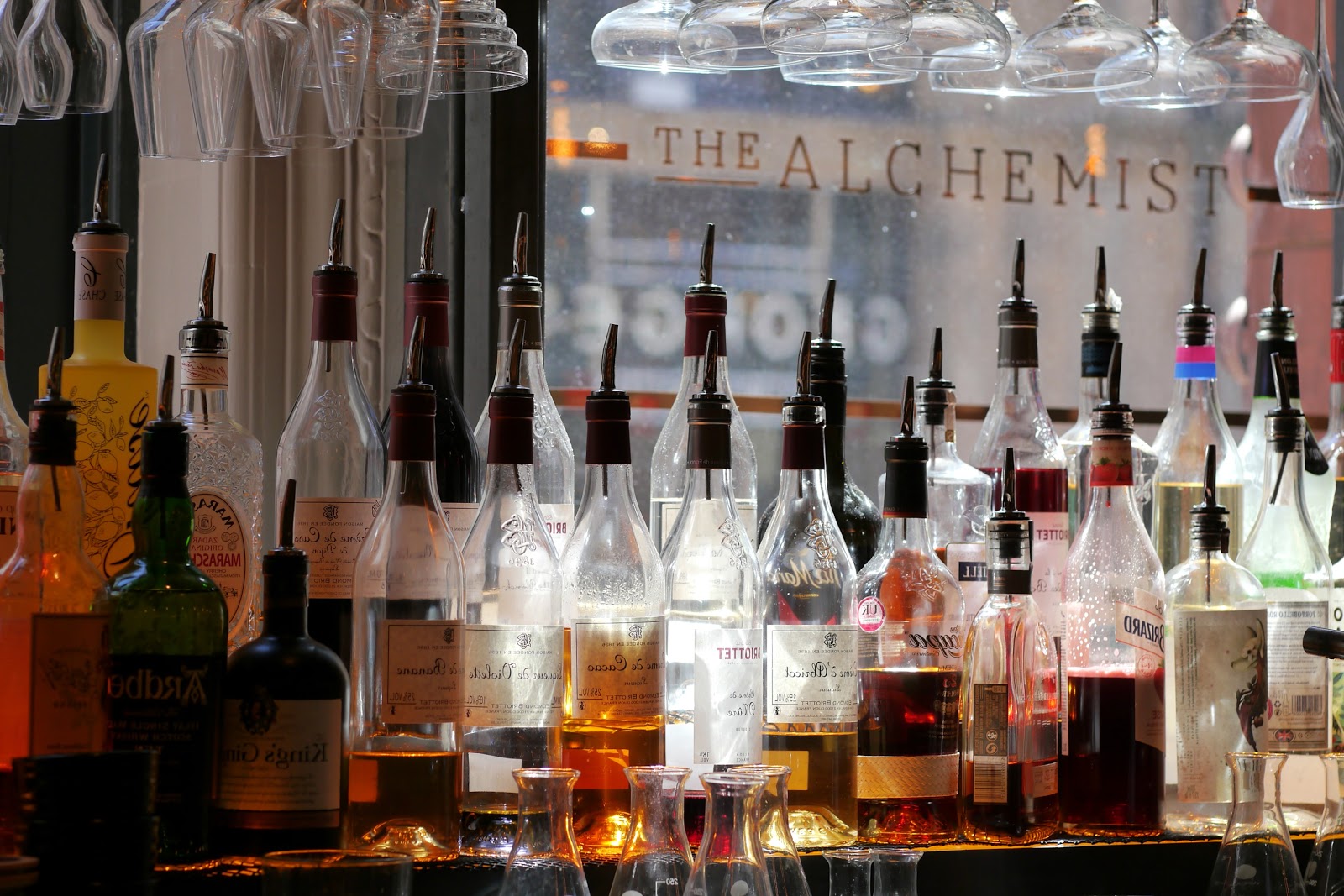 Alchemist Nottingham bar, spirits, cocktail reception, networking event