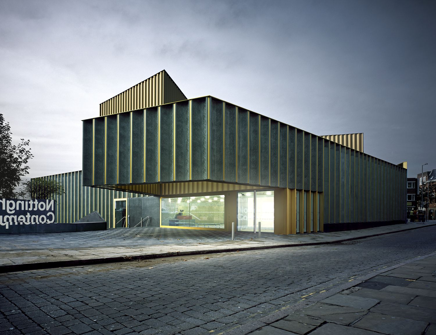 Modern angular event venue, Nottingham Contemporary, ideal for exhibitions and conferences.