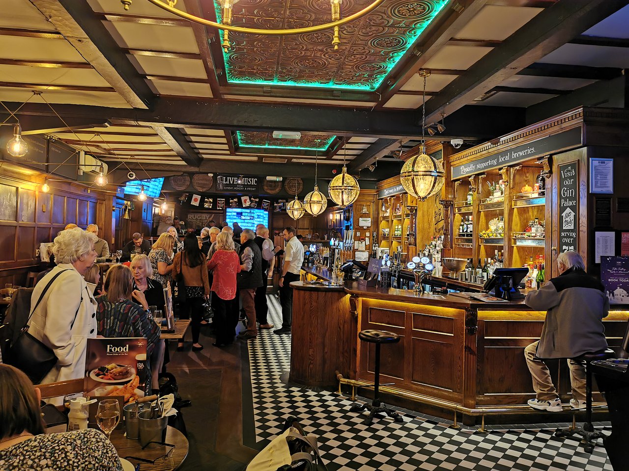 Belfry at The Bell Inn pub: warm, inviting space for networking events and gatherings.