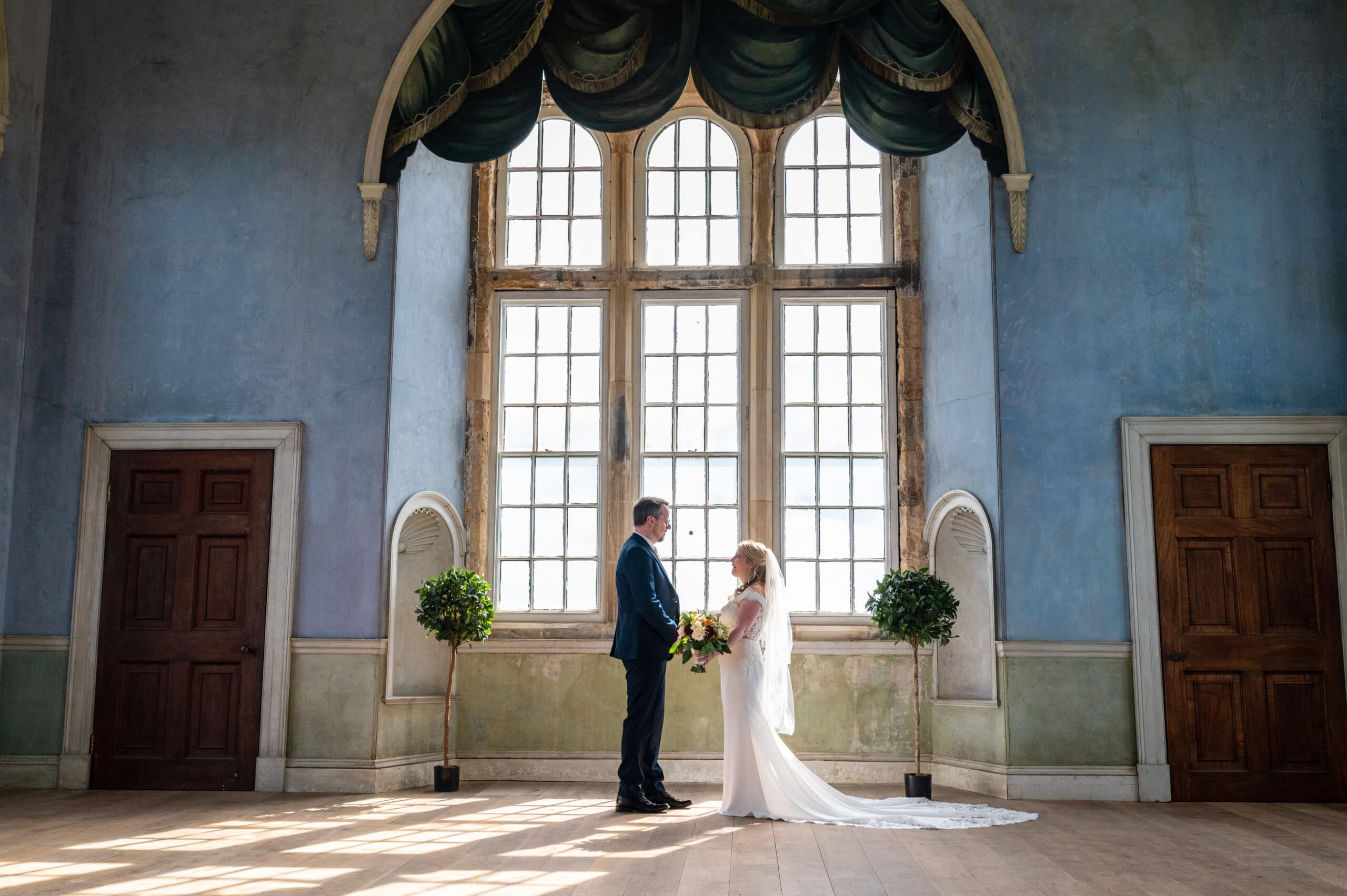 Lady's Chamber in Wollaton Hall for weddings, featuring elegant architecture and natural light.