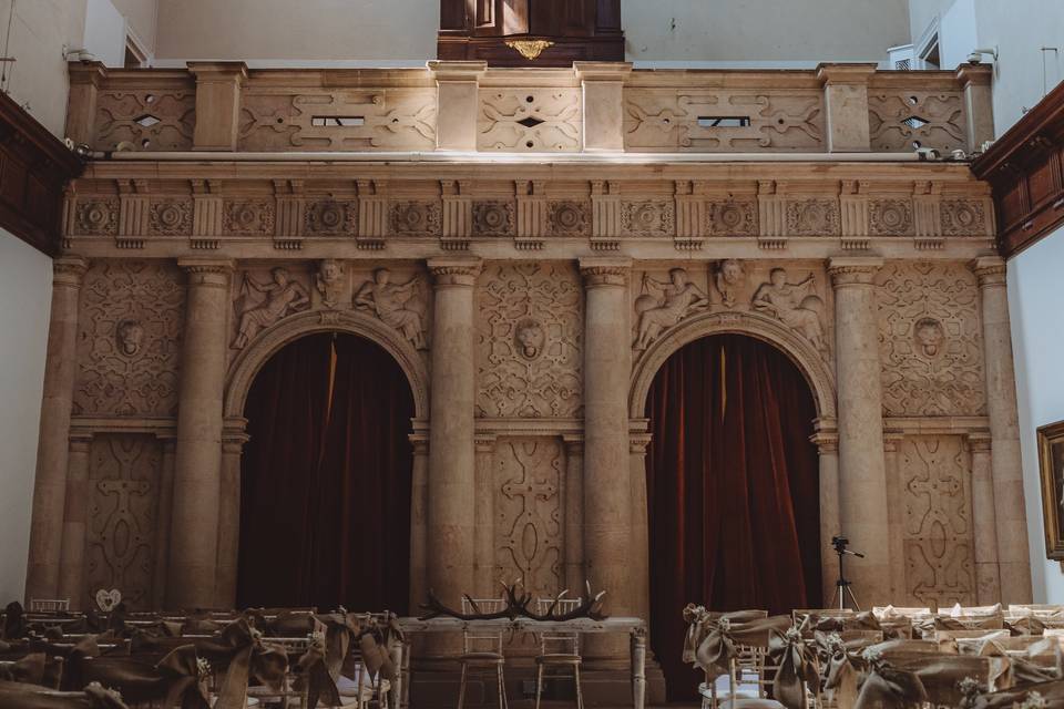Elegant Lady's Chamber at Wollaton Hall, perfect for weddings and corporate events.