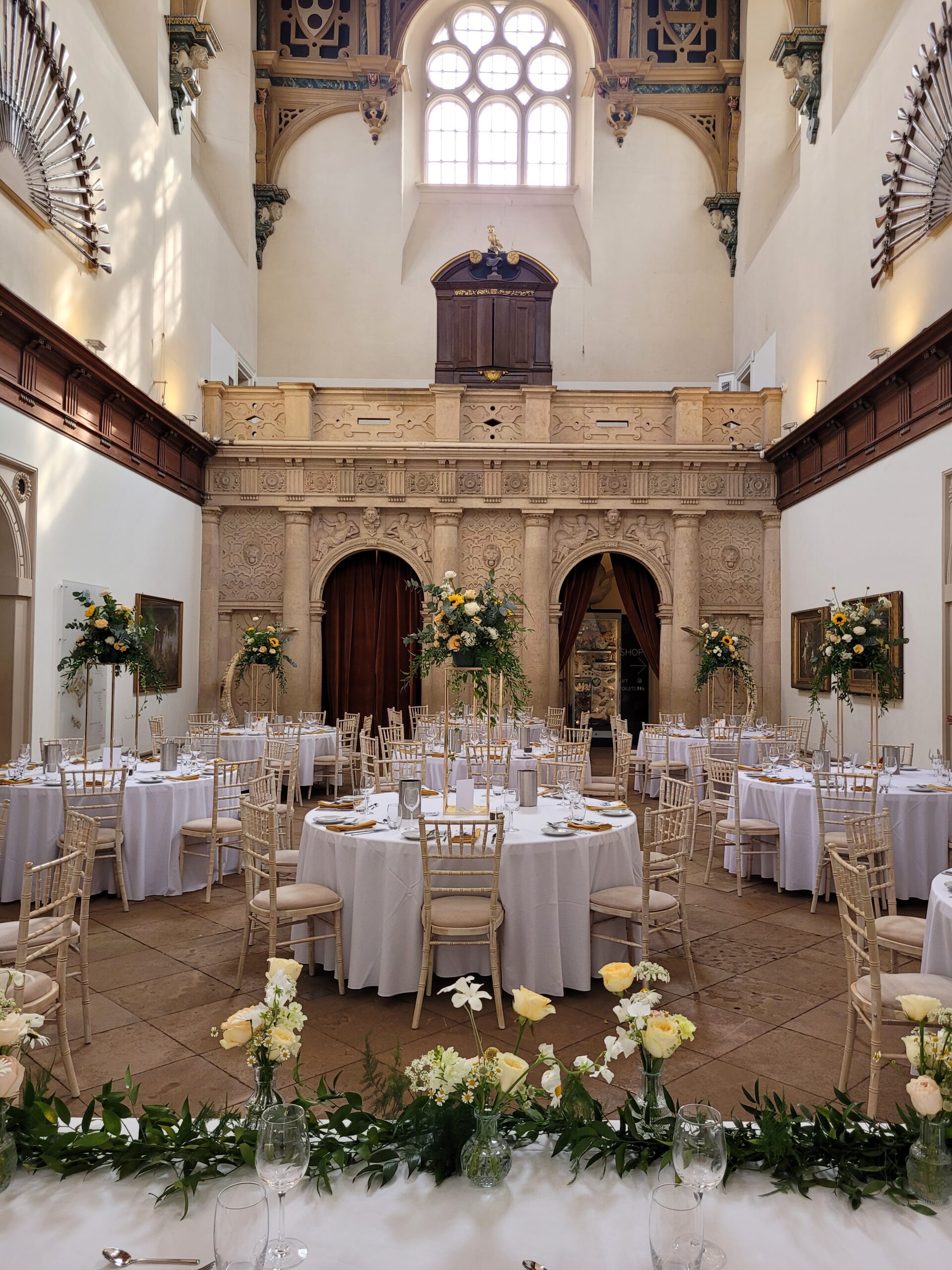Lady's Chamber at Wollaton Hall: elegant event space with ornate decor, ideal for receptions.