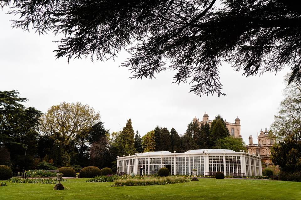 Walled Garden at Wollaton Hall, a charming venue for outdoor weddings and events.