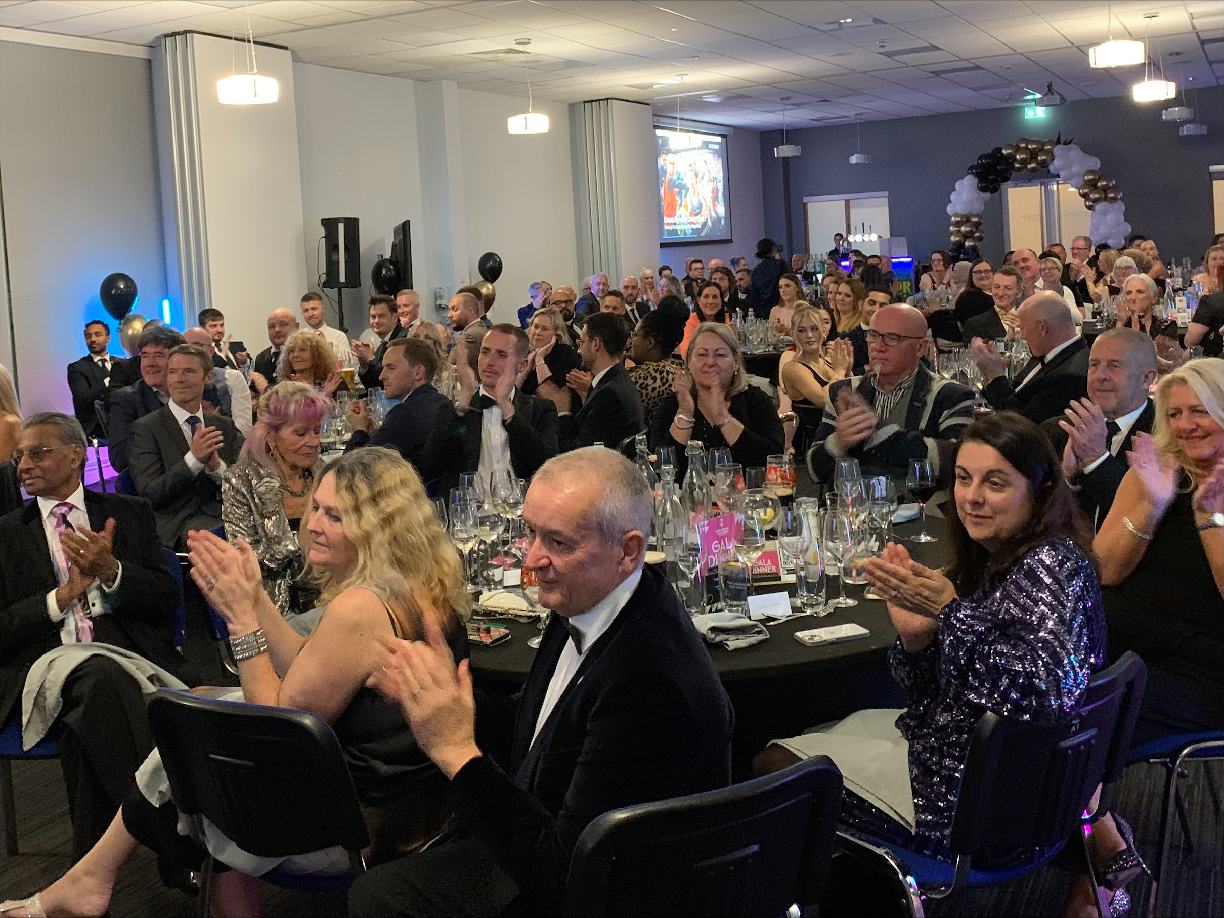 Bolero Suite gala at Motorpoint Arena, Nottingham - elegant attendees in festive atmosphere.