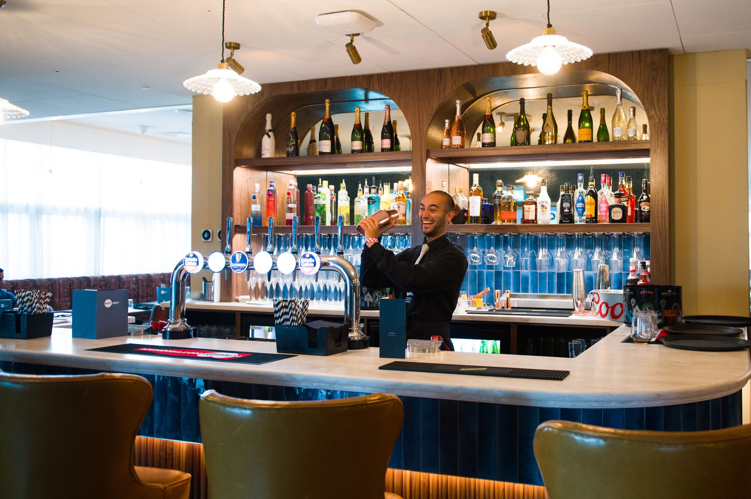 Spotlight Bar & Restaurant in Nottingham, ideal for networking events and cocktail receptions.