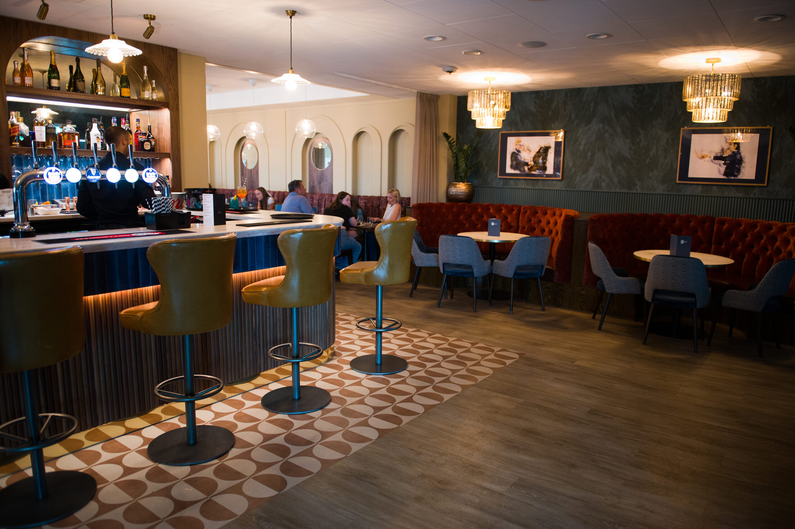 "Saltbox Bar in Nottingham: stylish event space for networking and social gatherings."