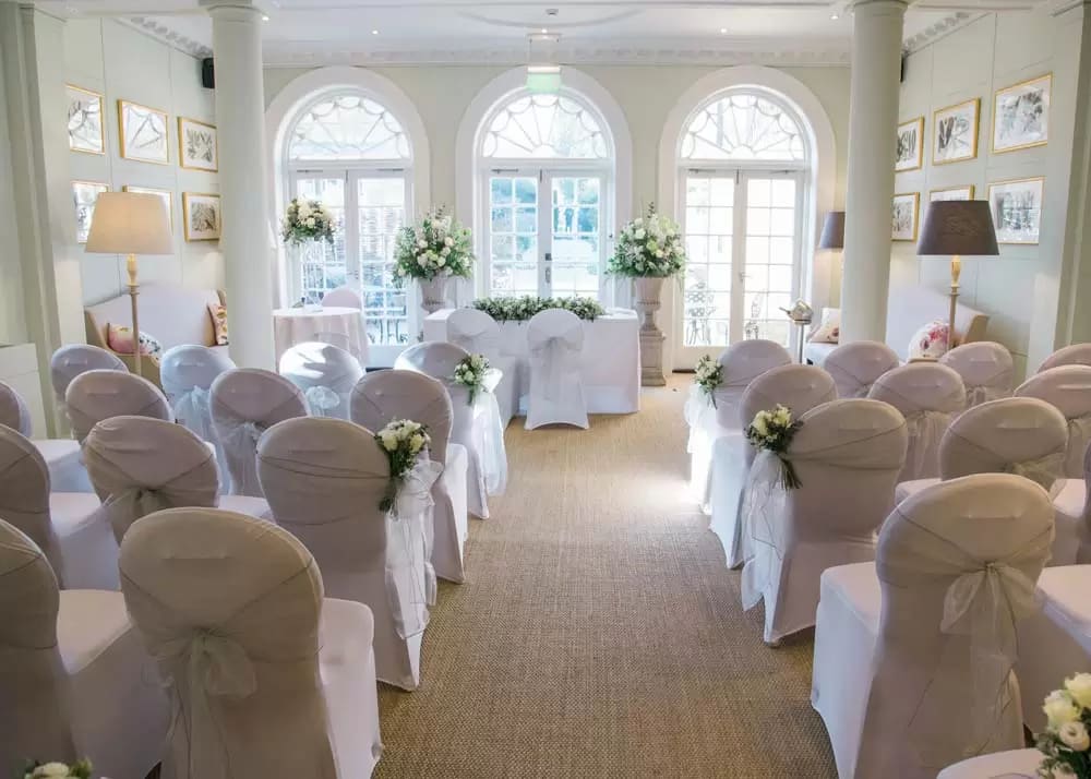Montrose Suite at Cotswold House Hotel: elegant meeting space for intimate weddings.