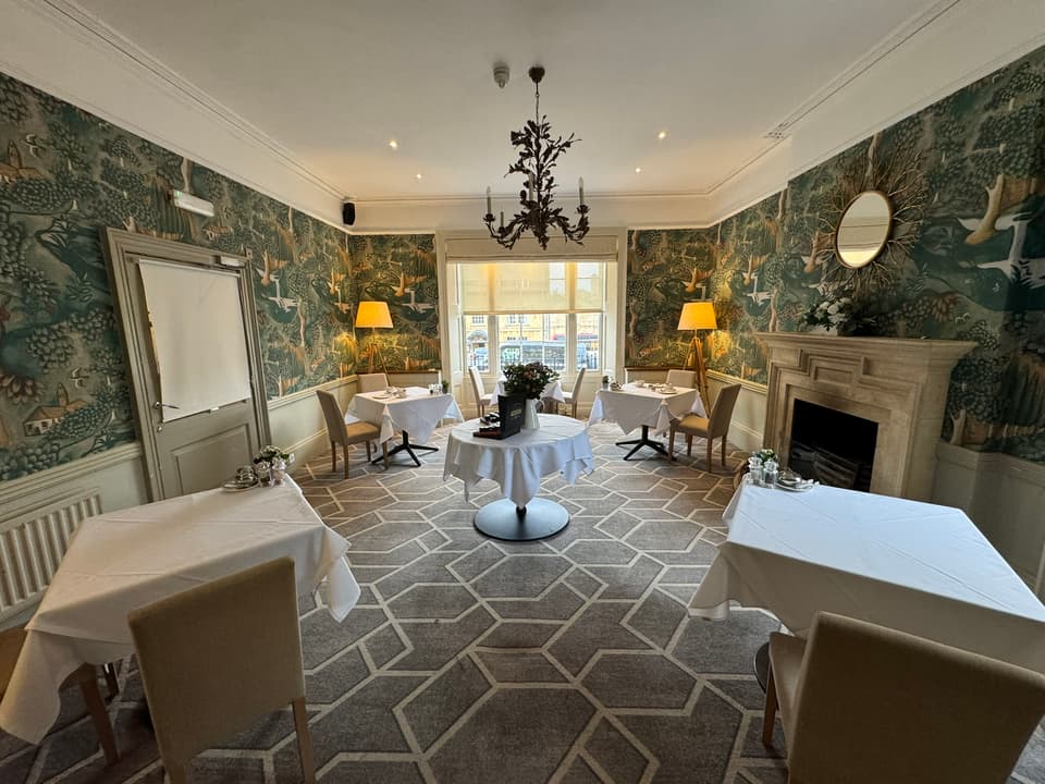 Elegant Montrose Suite at Cotswold House Hotel for meetings and intimate events.